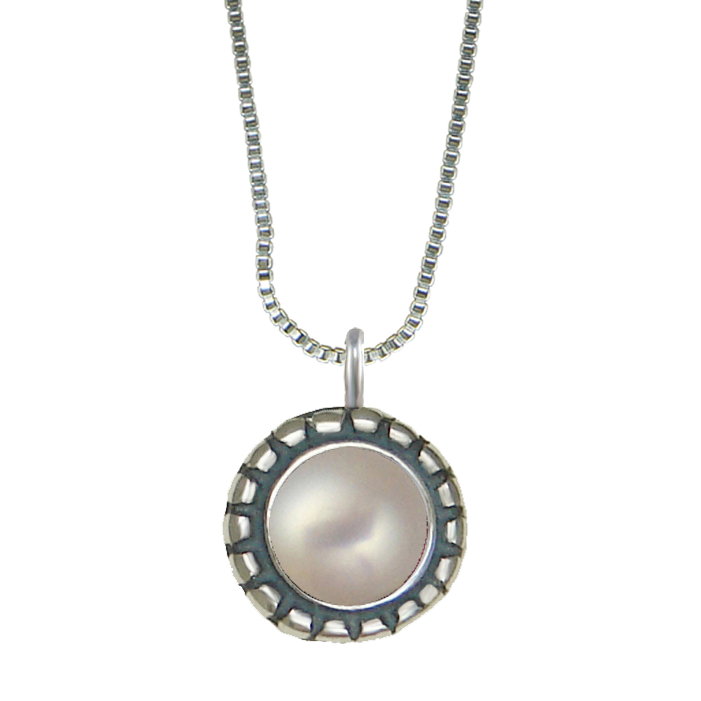 Sterling Silver Cultured Freshwater Pearl Pendant Necklace